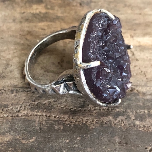 Lucky Brand Jewelry - 🔴 Lucky Brand druzy cocktail ring